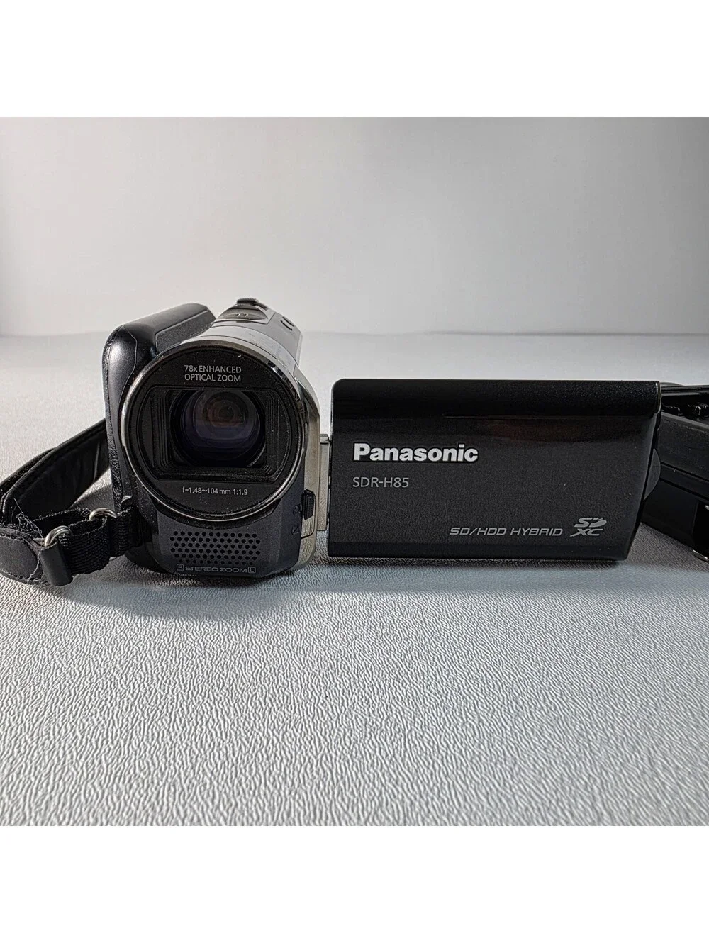 Panasonic SDR-H85 HDD Camcorder Zoom Digital Video Camera W/Charger & SD Card